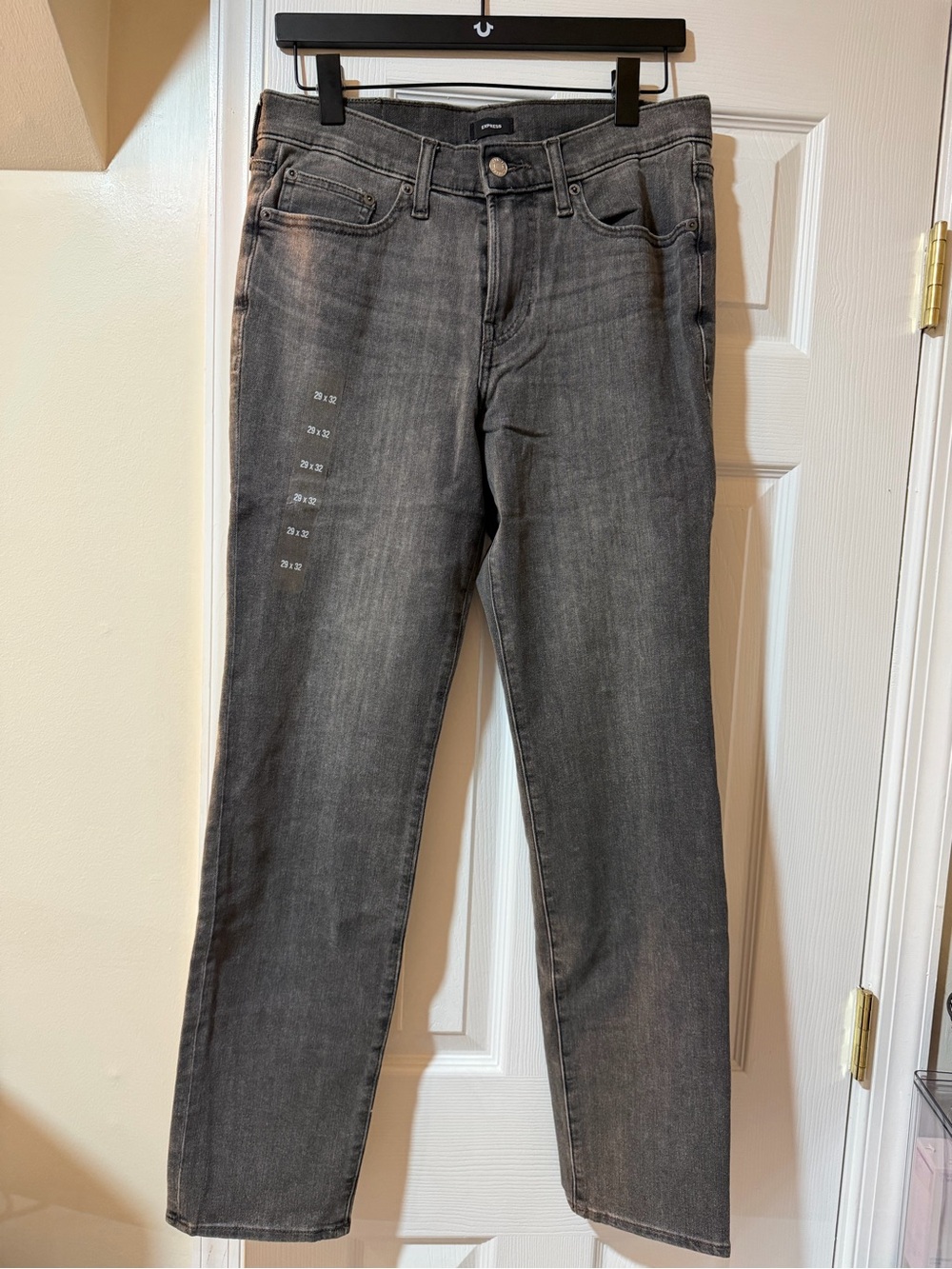 Express Men’s Gray Slim Jeans